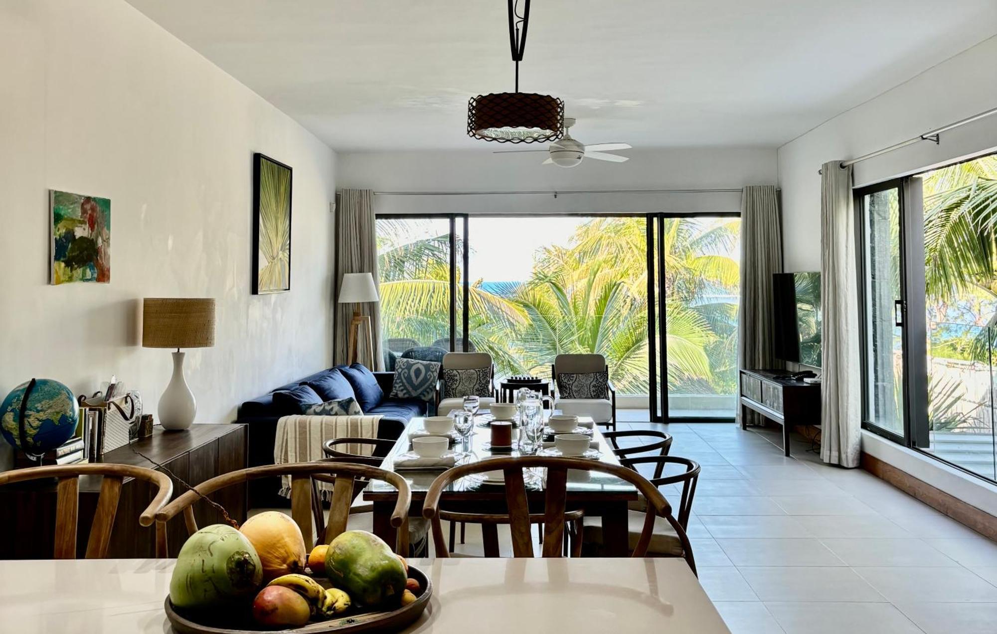 Luxury Apartment On The Beach Belle Mare Exterior foto